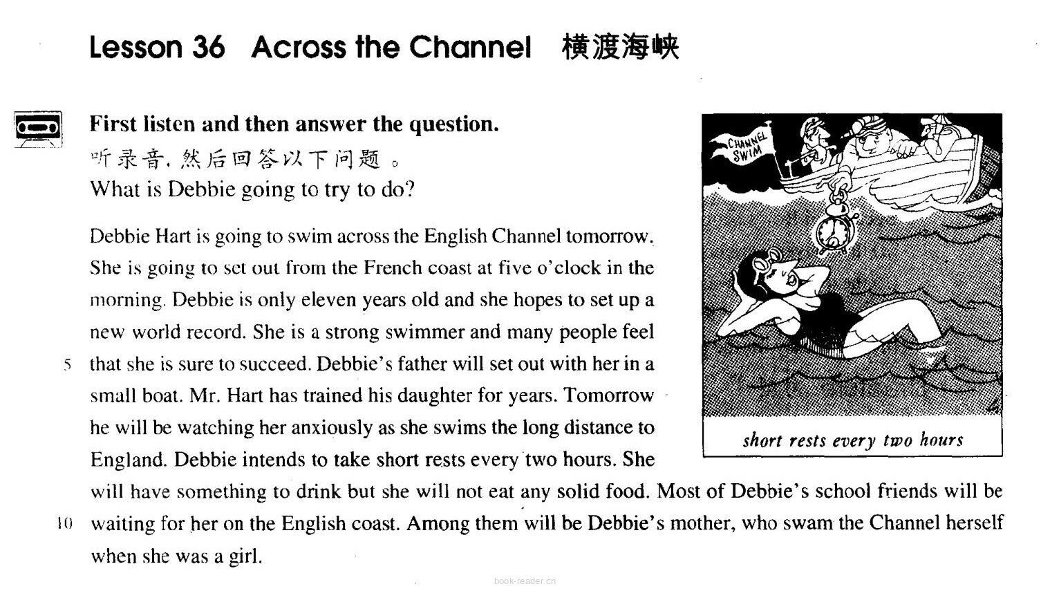 36 Across the Channel绘本故事第2页