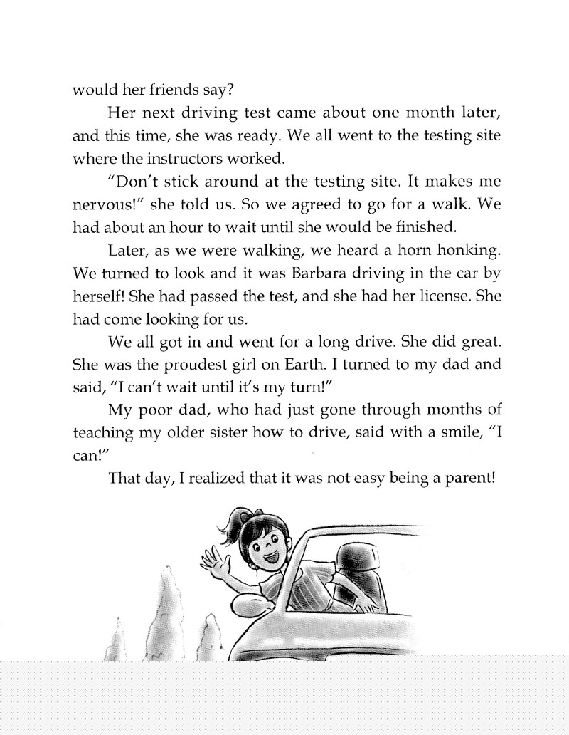 My Sister, the Driver绘本故事第3页