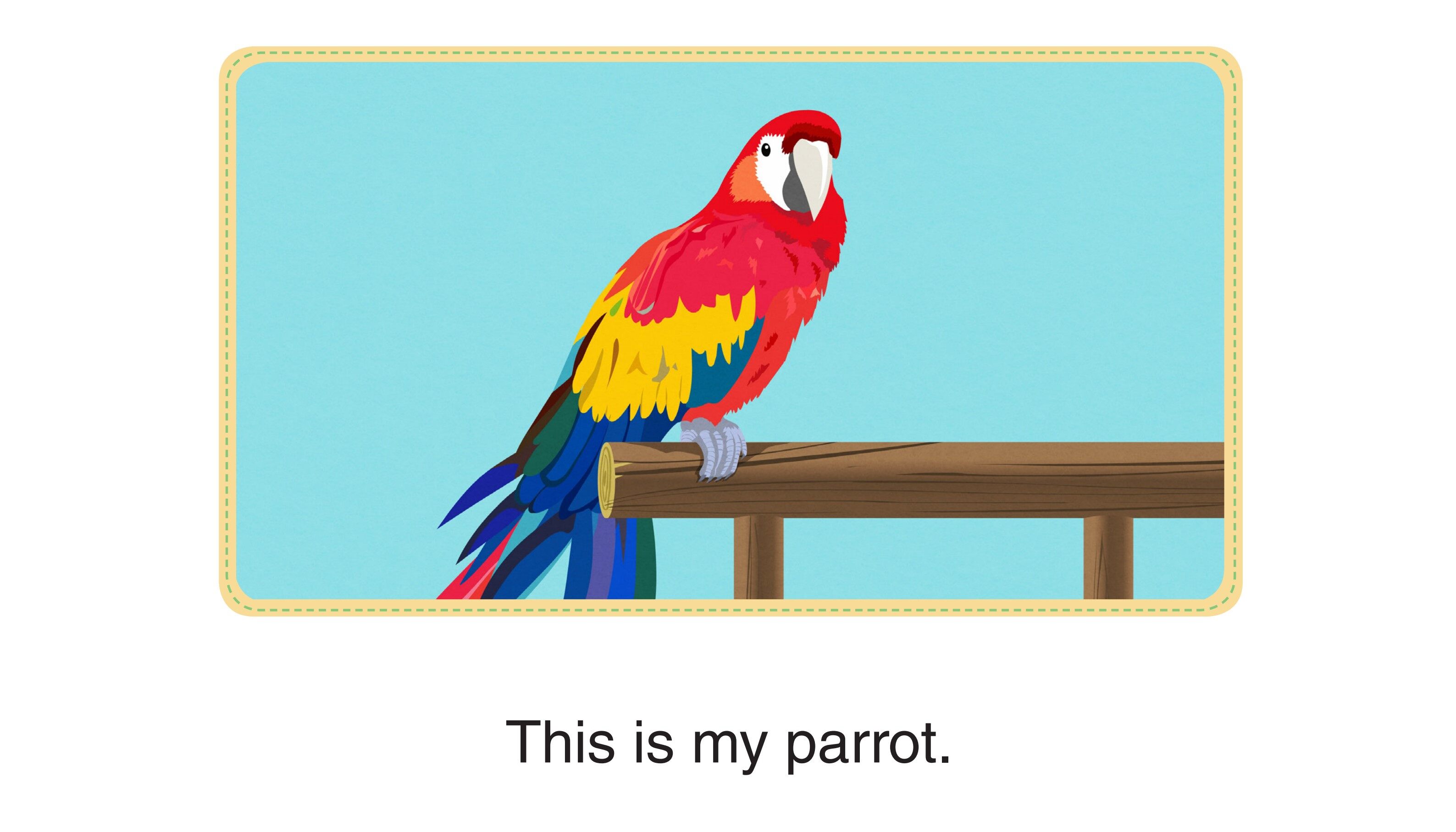 Who Am I  - This Is My Parrot绘本故事第2页