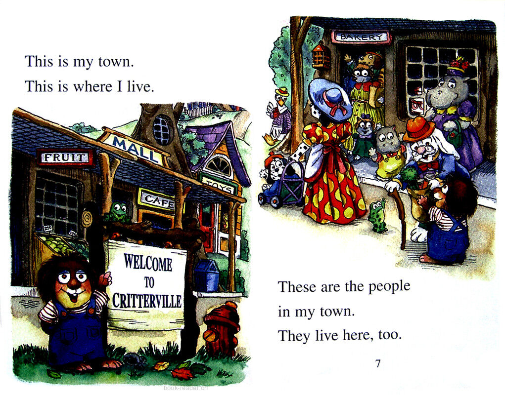 This is my Town绘本故事第3页