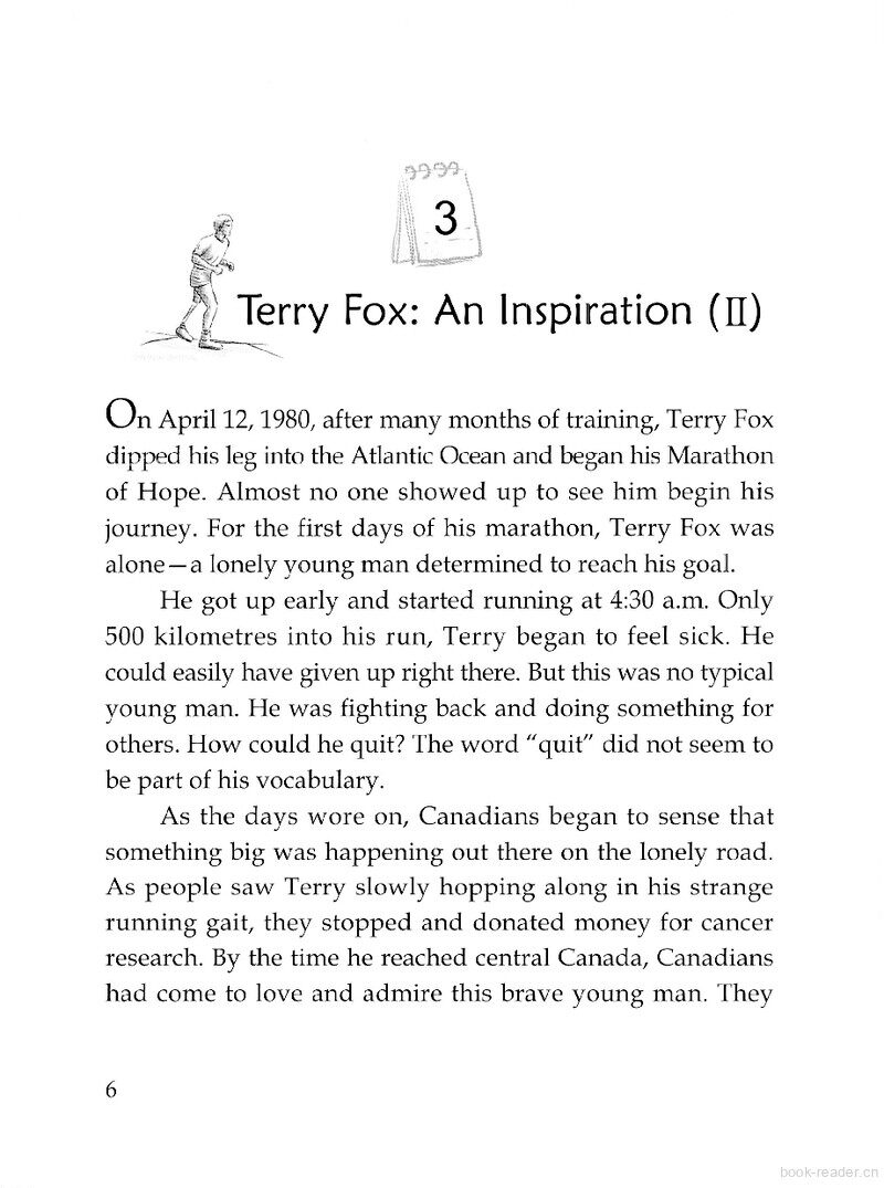 Terry Fox: An Inspiration(II)绘本故事第2页