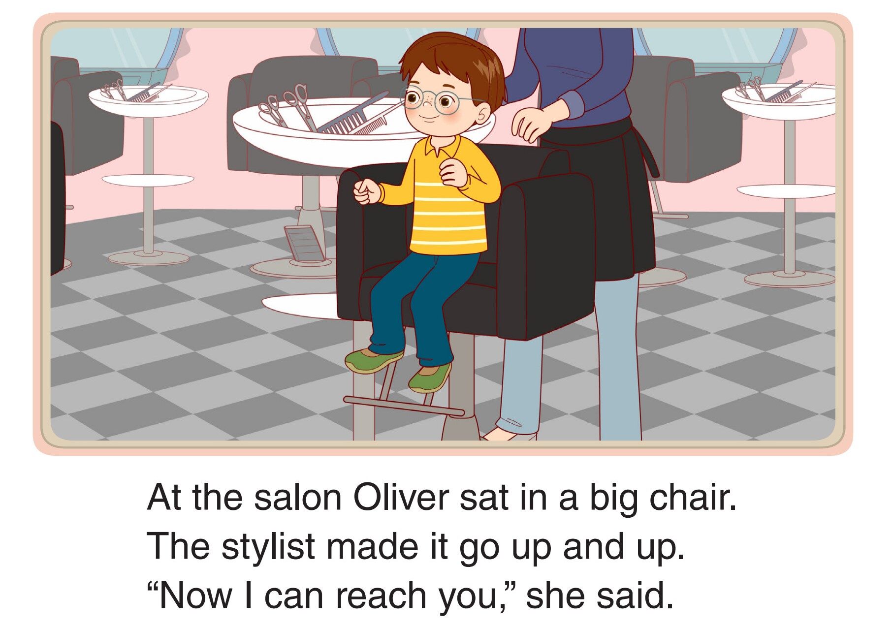 Getting a Haircut绘本故事第5页