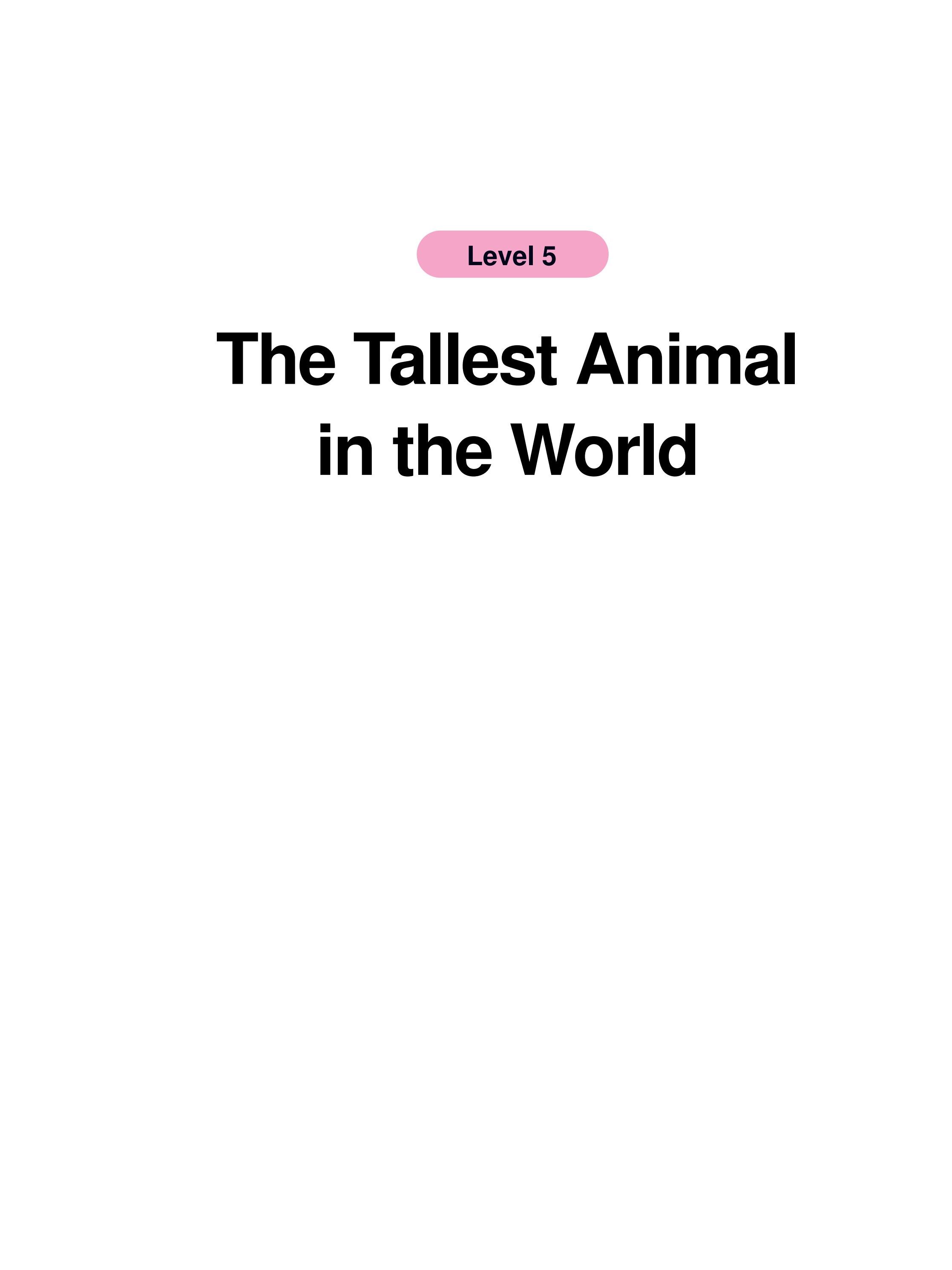 The Tallest Animal in the World绘本故事第2页