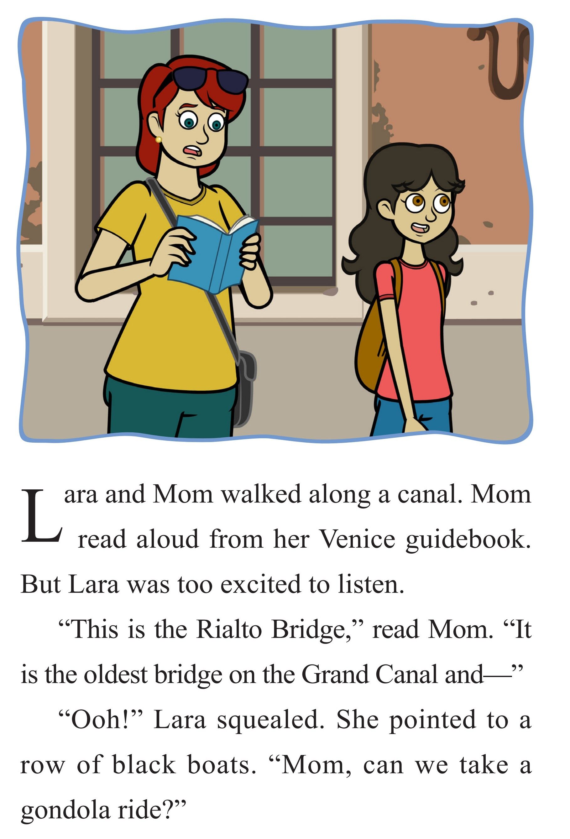 A Gondola Ride in Venice绘本故事第2页