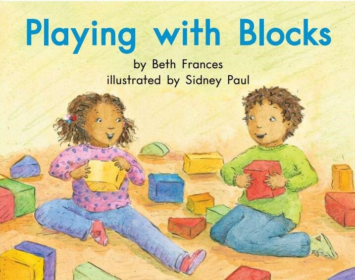 Playing with blocks绘本故事第2页