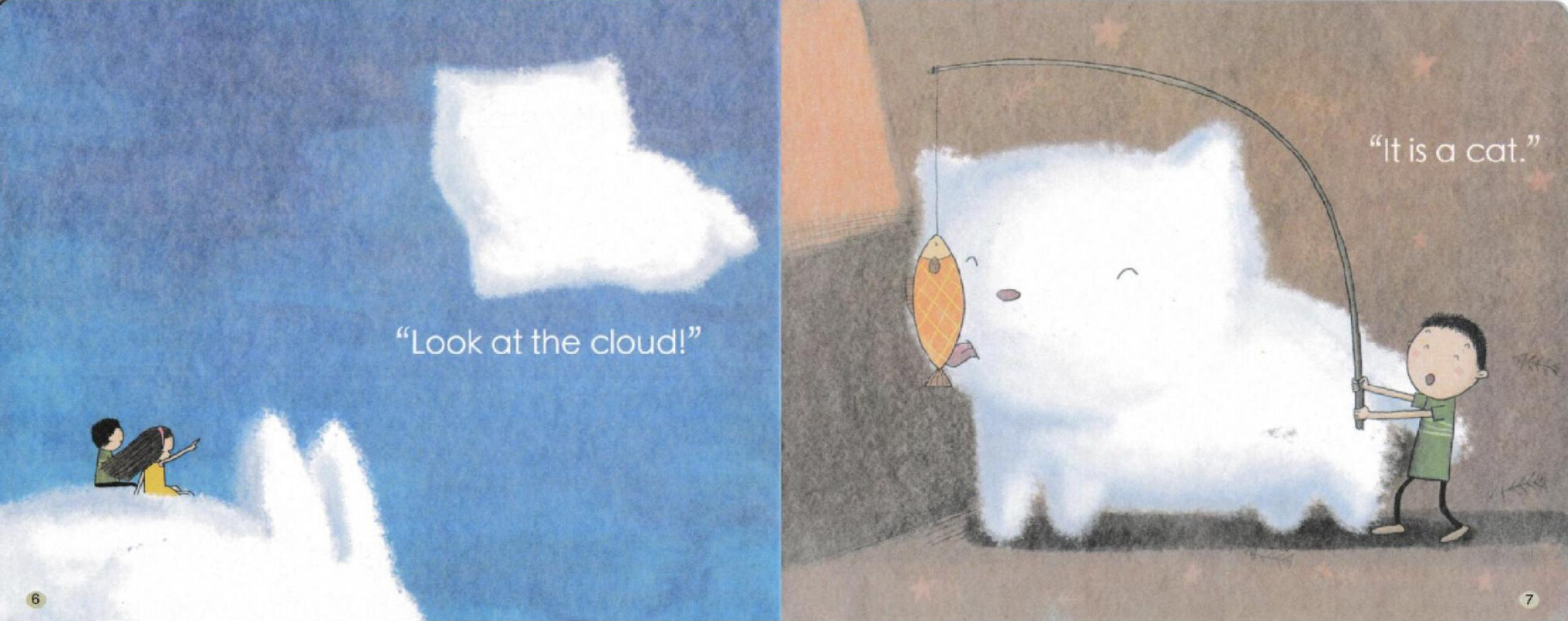 Look at the Cloud绘本故事第5页