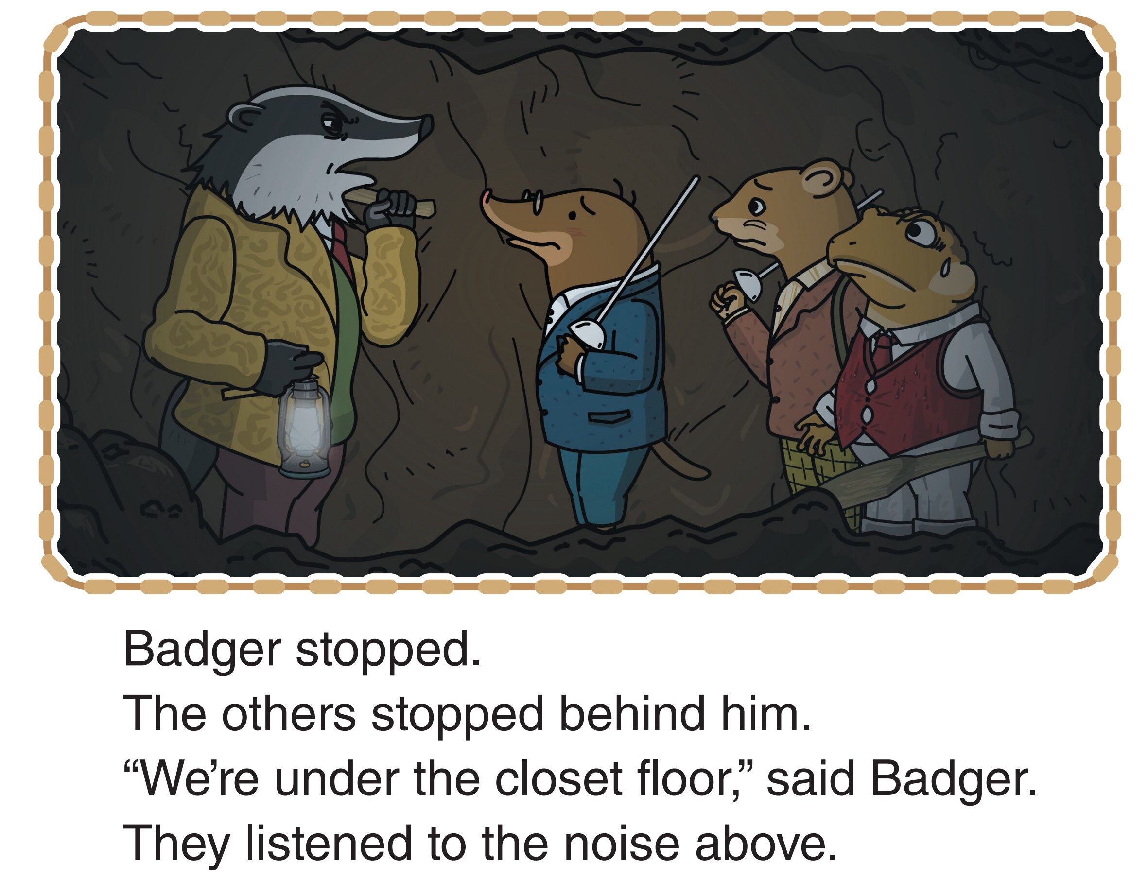 The Weasels’ Party绘本故事第3页