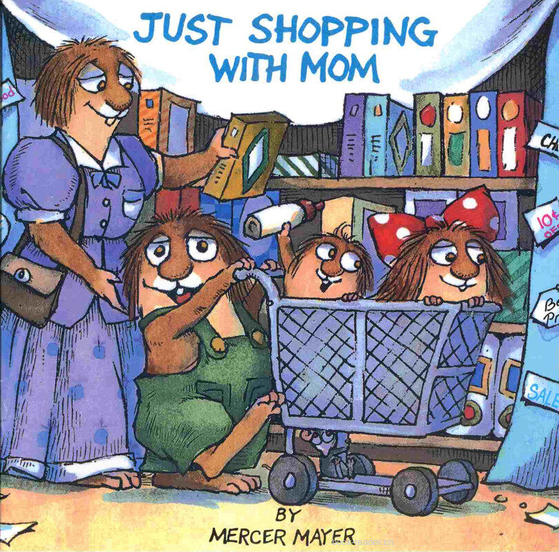 Just Shopping with Mom绘本故事第2页