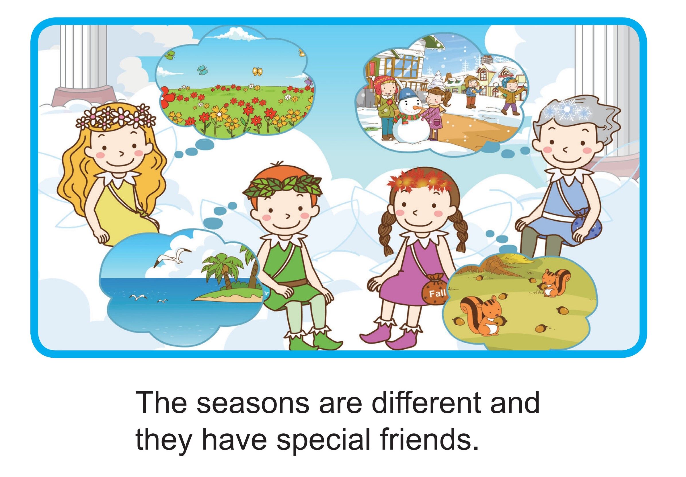 The Seasons绘本故事第3页