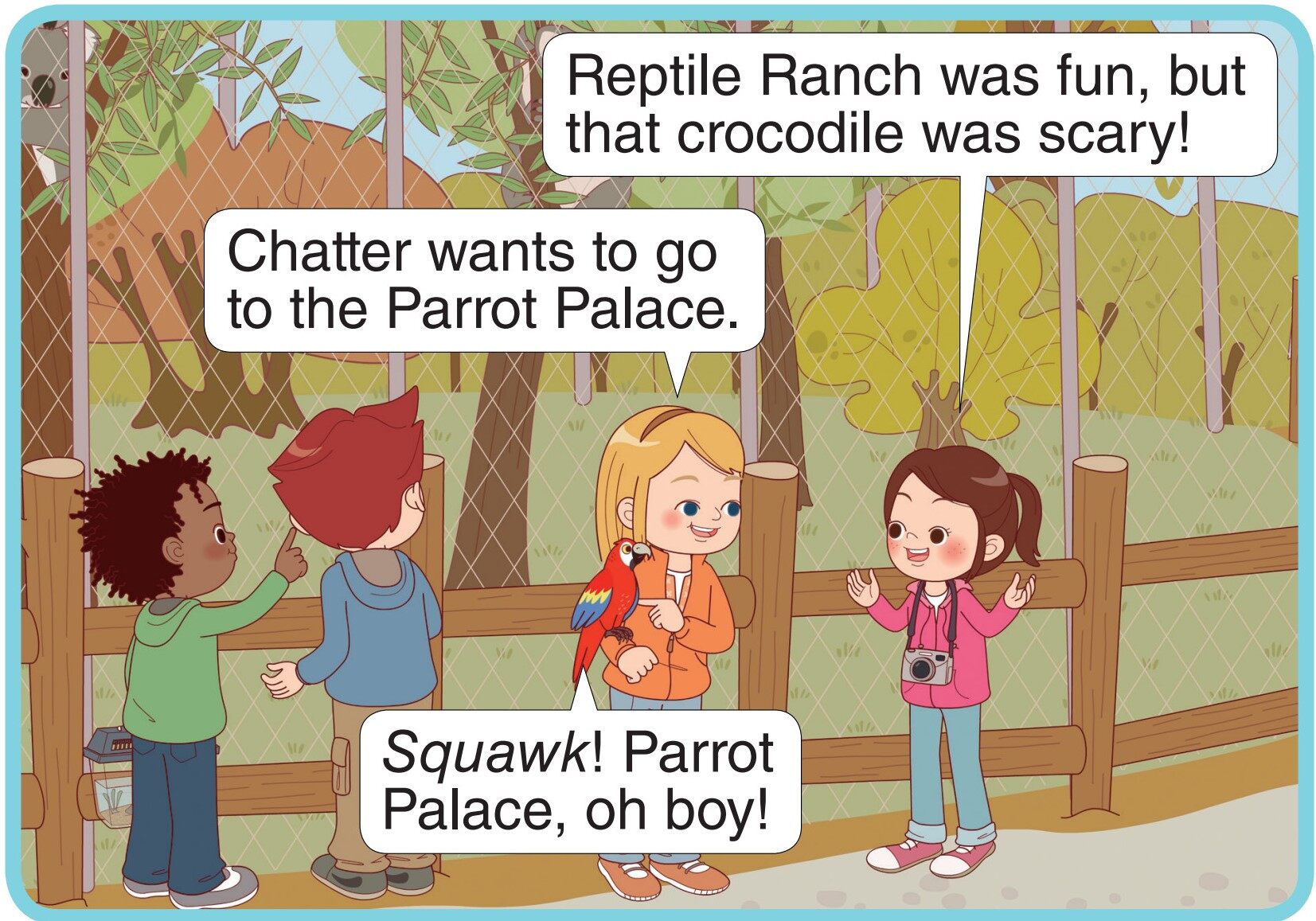 The Parrot Palace绘本故事第2页