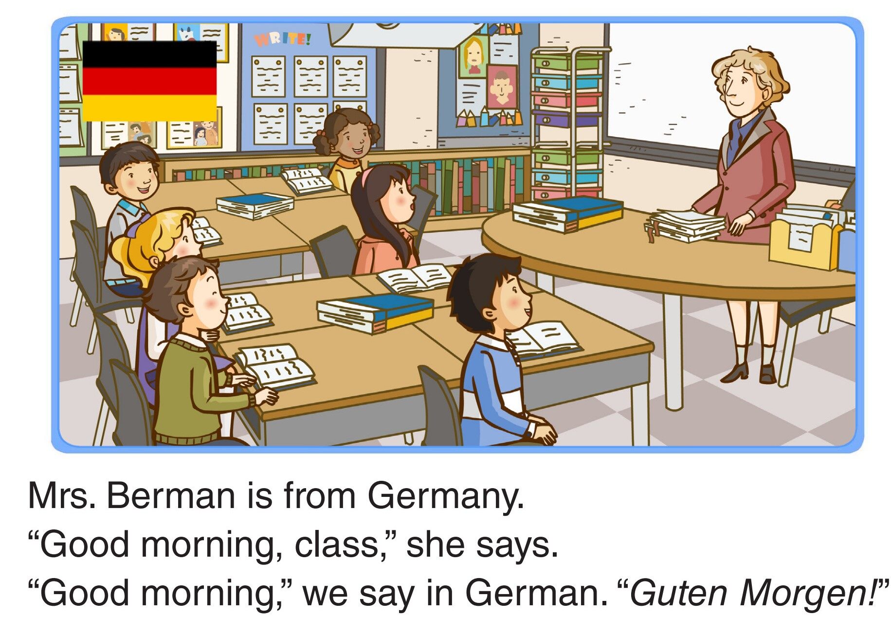 We Speak Many Languages绘本故事第3页