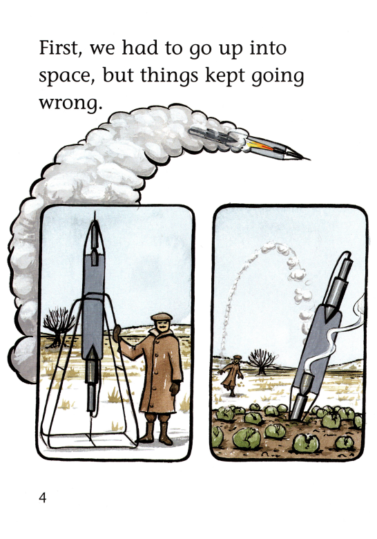 Blast off to the Moon绘本故事第4页