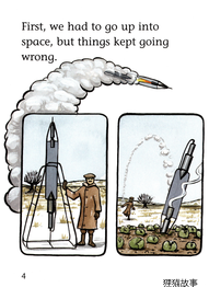 Blast off to the Moon绘本故事第4页