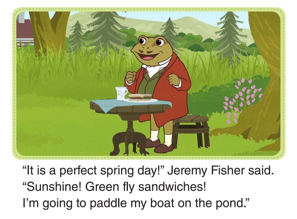 Jeremy Fisher Falls in Love 1_A Perfect Spring Day绘本故事第3页