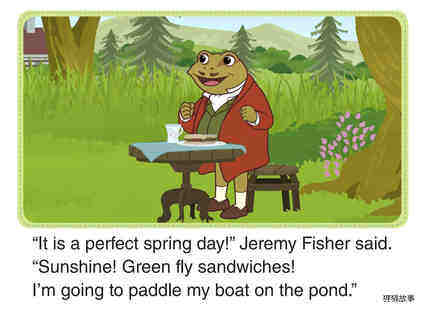 Jeremy Fisher Falls in Love 1_A Perfect Spring Day绘本故事第3页