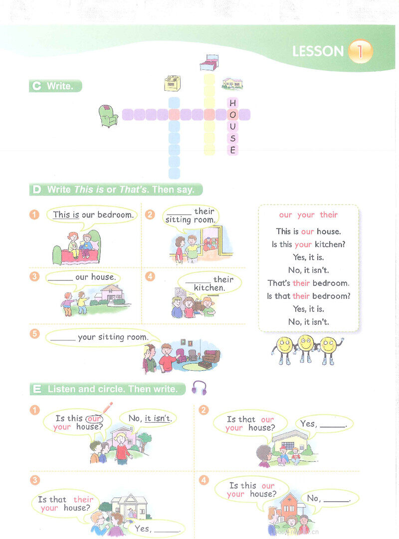 2 This is our house绘本故事第3页