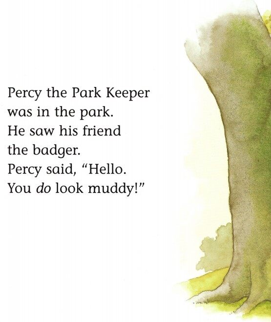 Percy and the badger绘本故事第3页