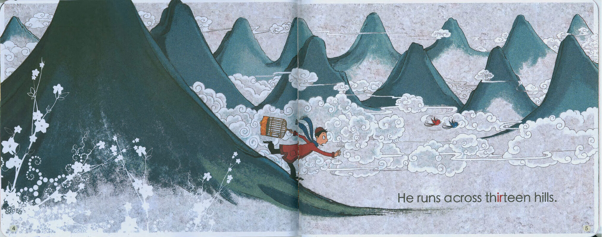 Run after a bird绘本故事第4页