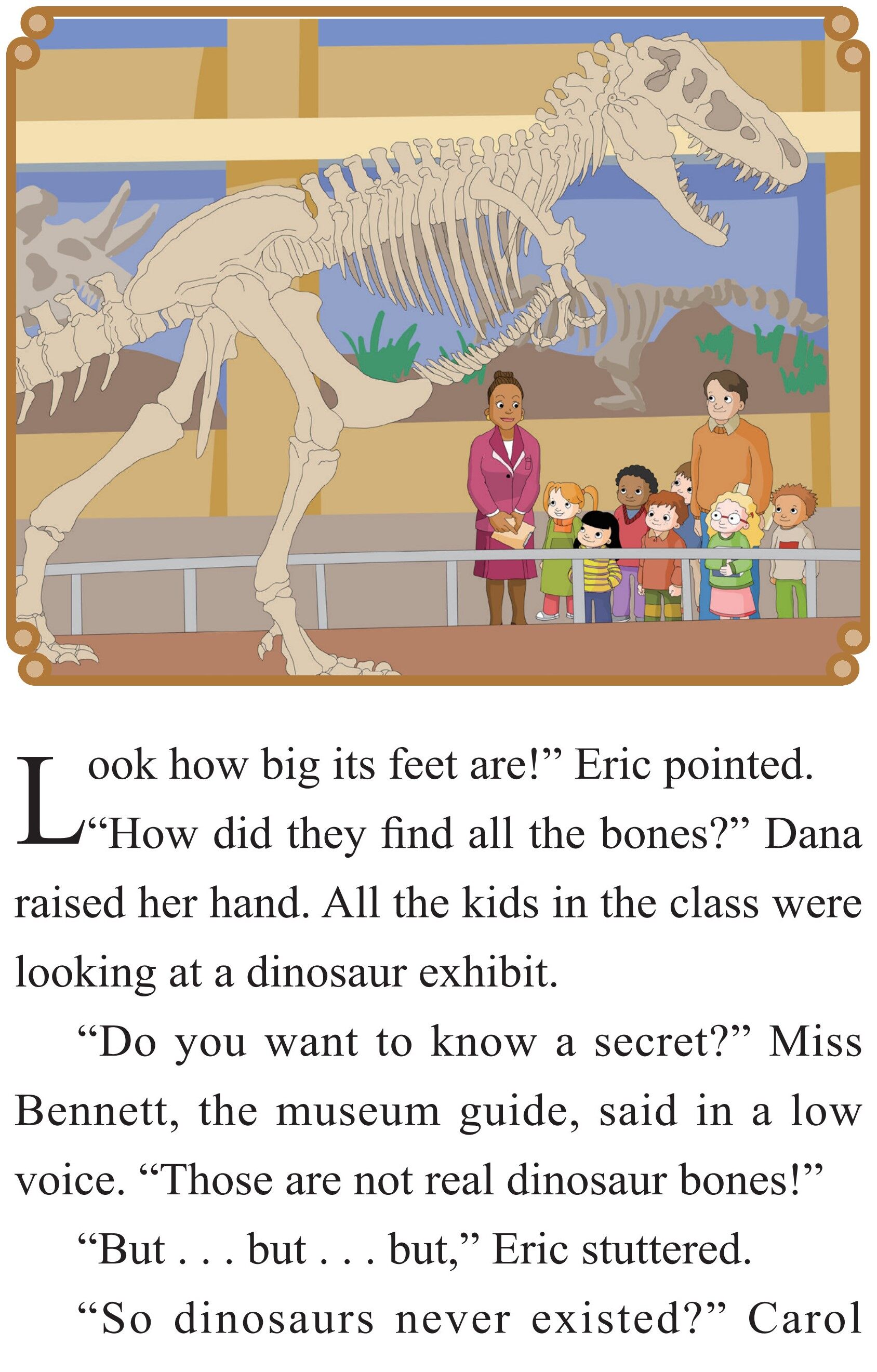 The World of Fossils绘本故事第2页