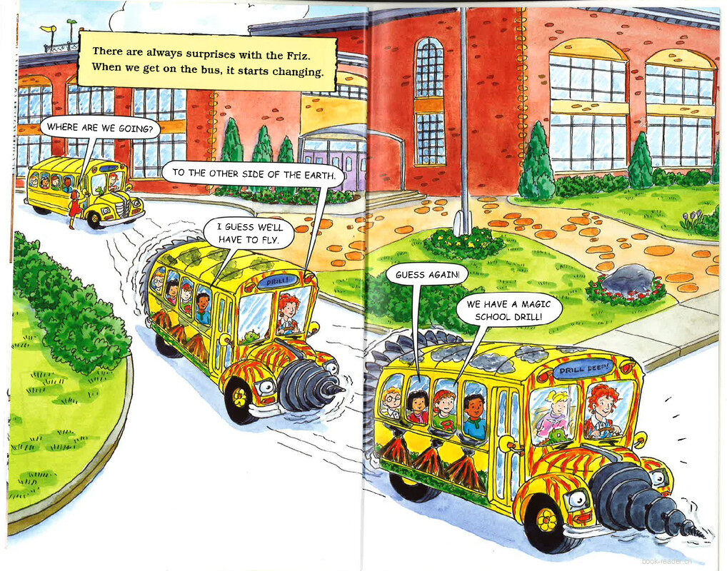 Magic School Bus Inside a Volcano绘本故事第5页