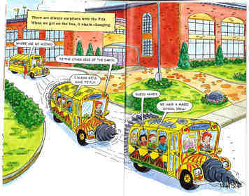 Magic School Bus Inside a Volcano绘本故事第5页