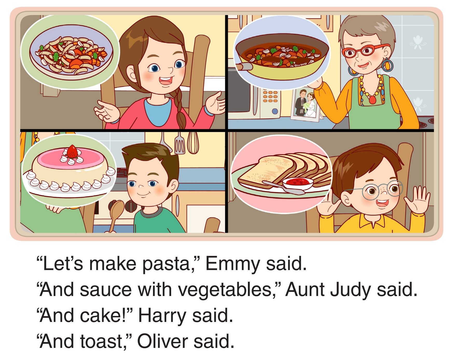 A Special Dinner绘本故事第3页