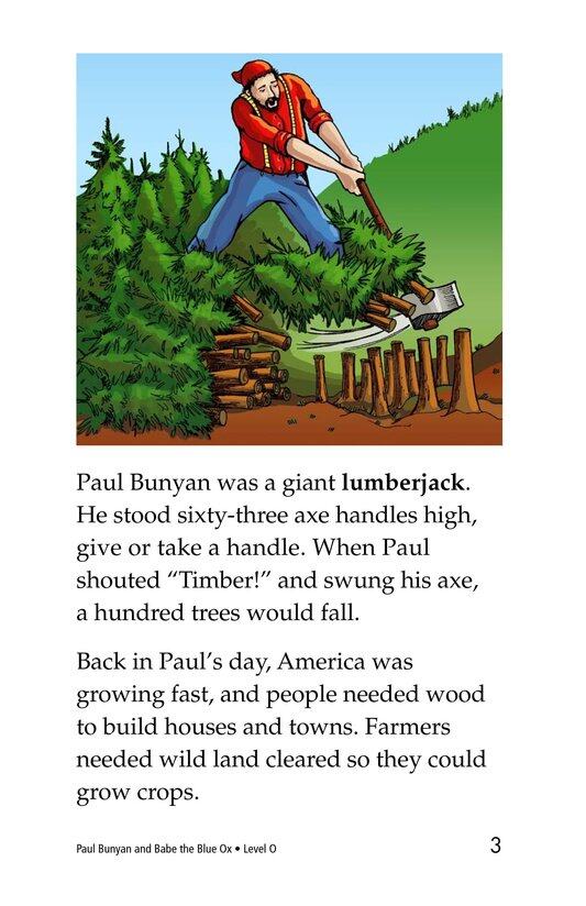 Paul Bunyan and Babe the Blue Ox绘本故事第3页