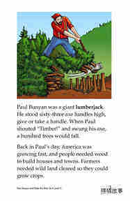 Paul Bunyan and Babe the Blue Ox绘本故事第3页