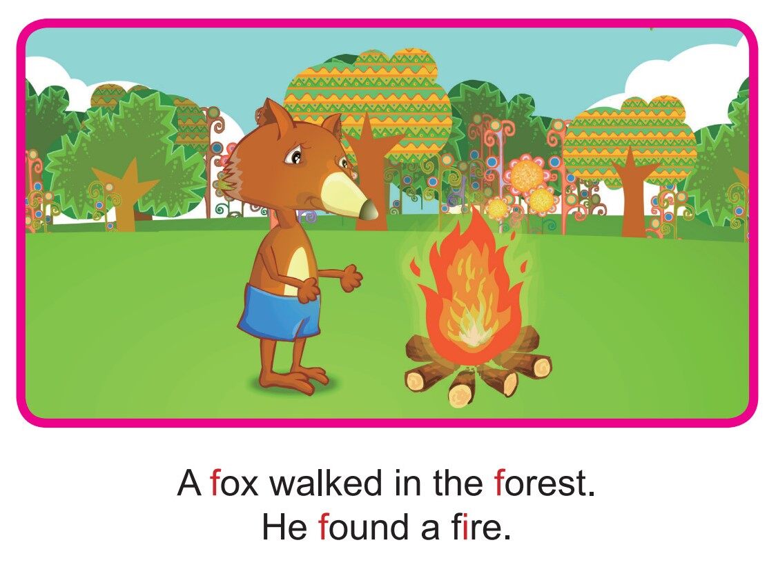 'F' words -  The Fox in the Forest绘本故事第4页