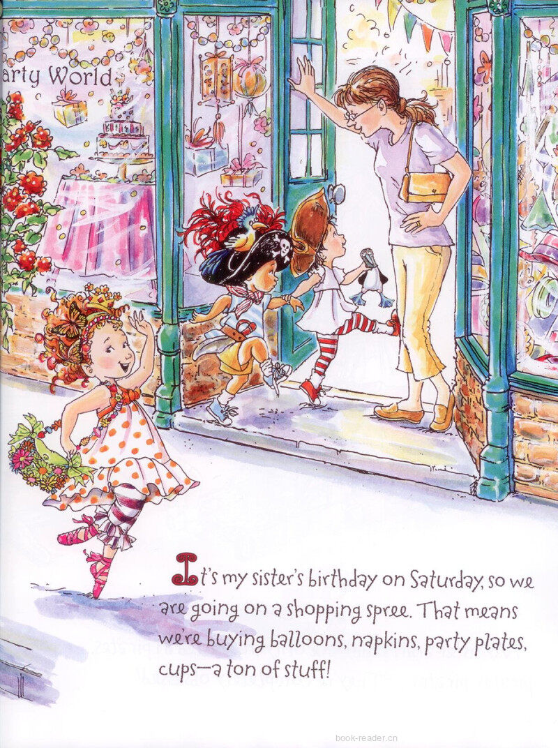 Fancy Nancy and the Fabulous Fashion Boutique绘本故事第3页