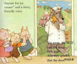 (2周)Go Away Mr Wolf!绘本故事第4页