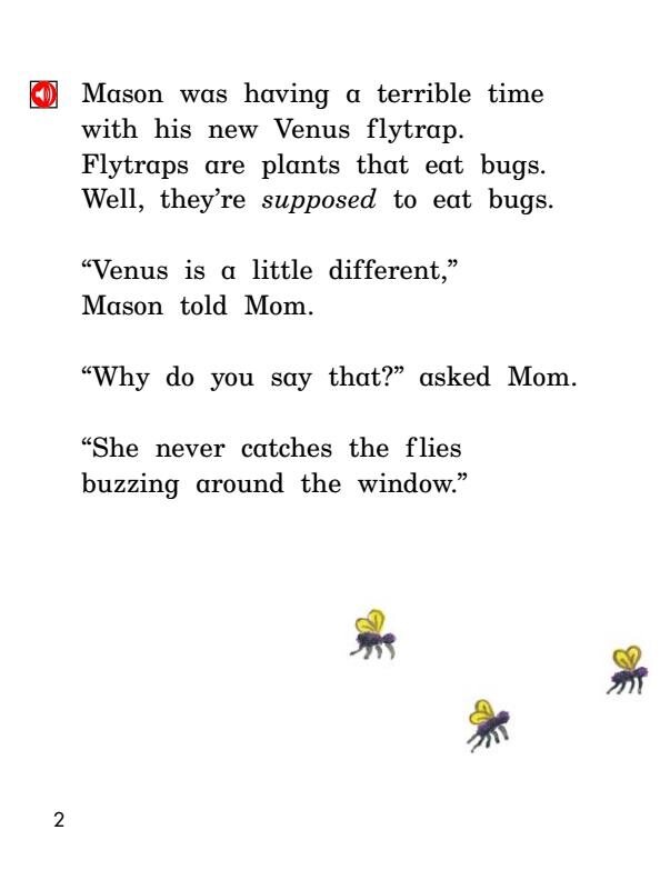 Venus The Flytrap Who Wouldn't Eat Flies绘本故事第3页