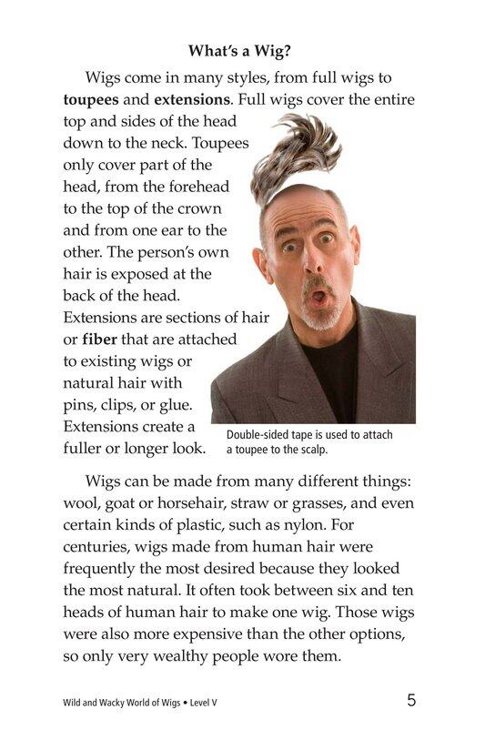 Wild and Wacky World of Wigs绘本故事第4页