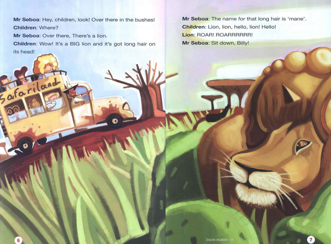 A Trip to the Safari Park绘本故事第5页