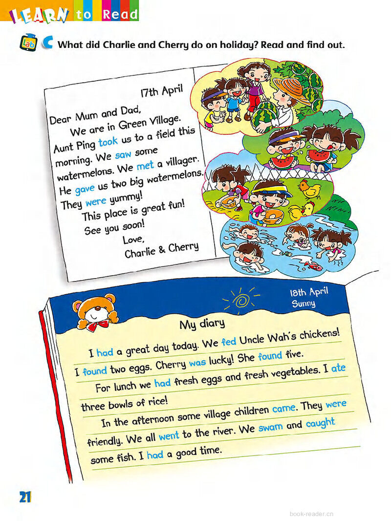 4 In the holidays绘本故事第4页