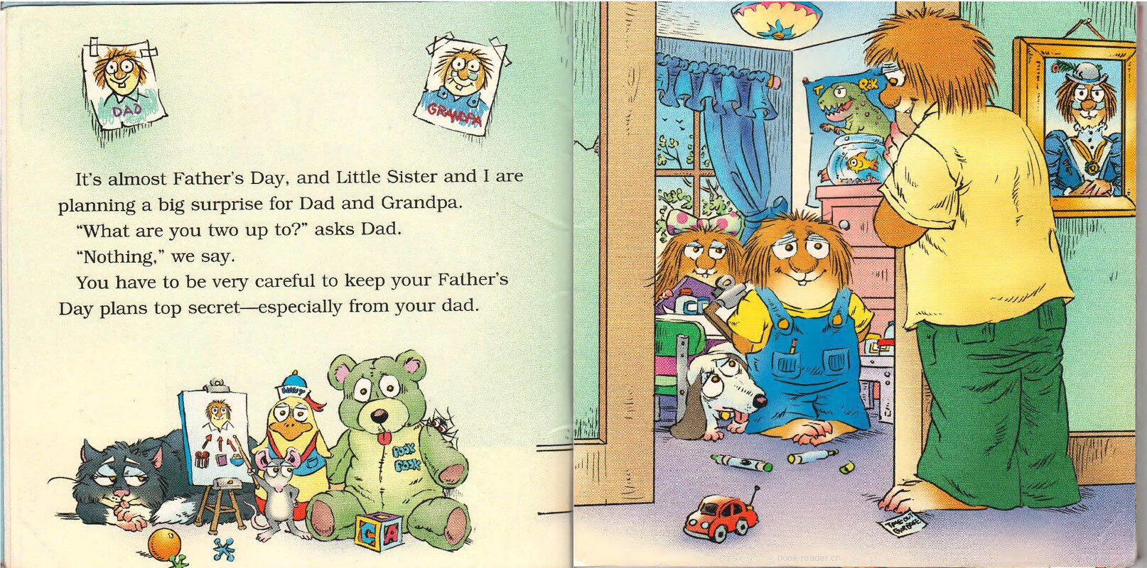 happy father day绘本故事第3页