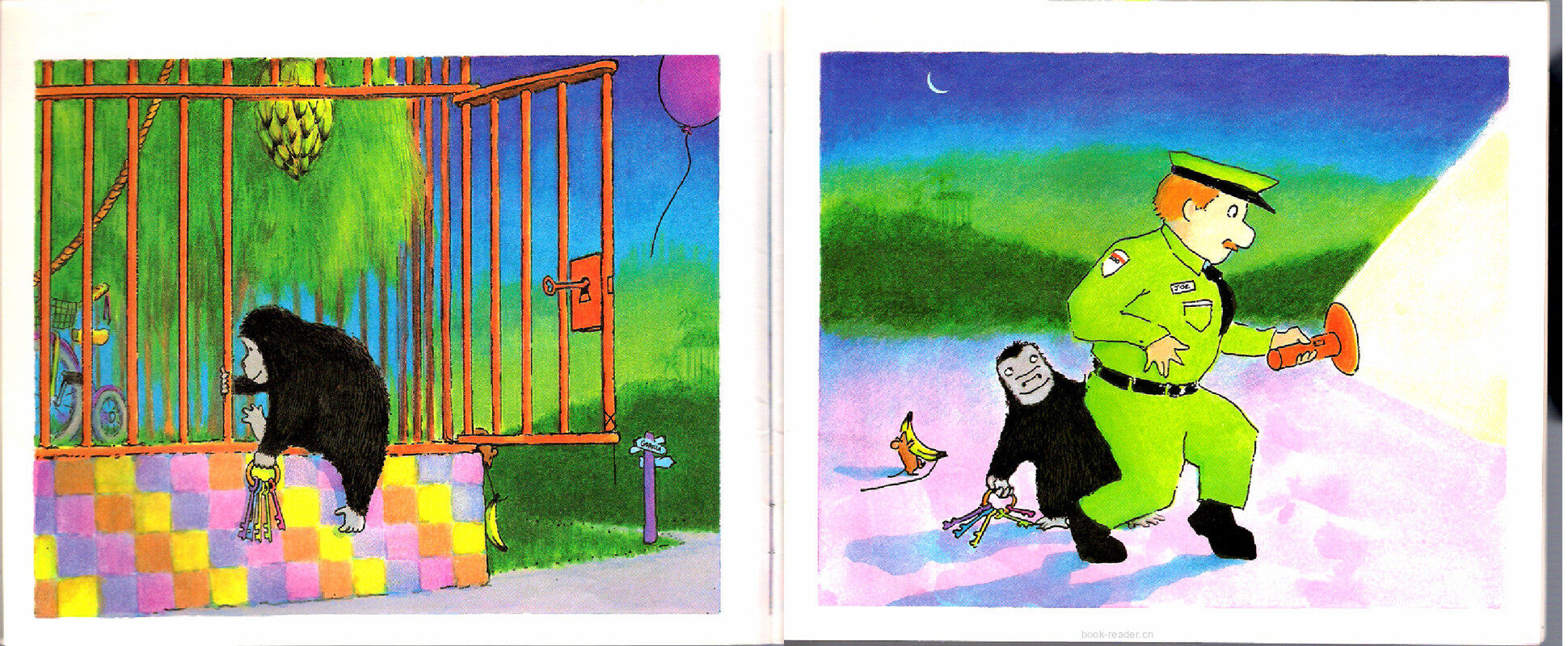 Good Night,Gorilla绘本故事第4页