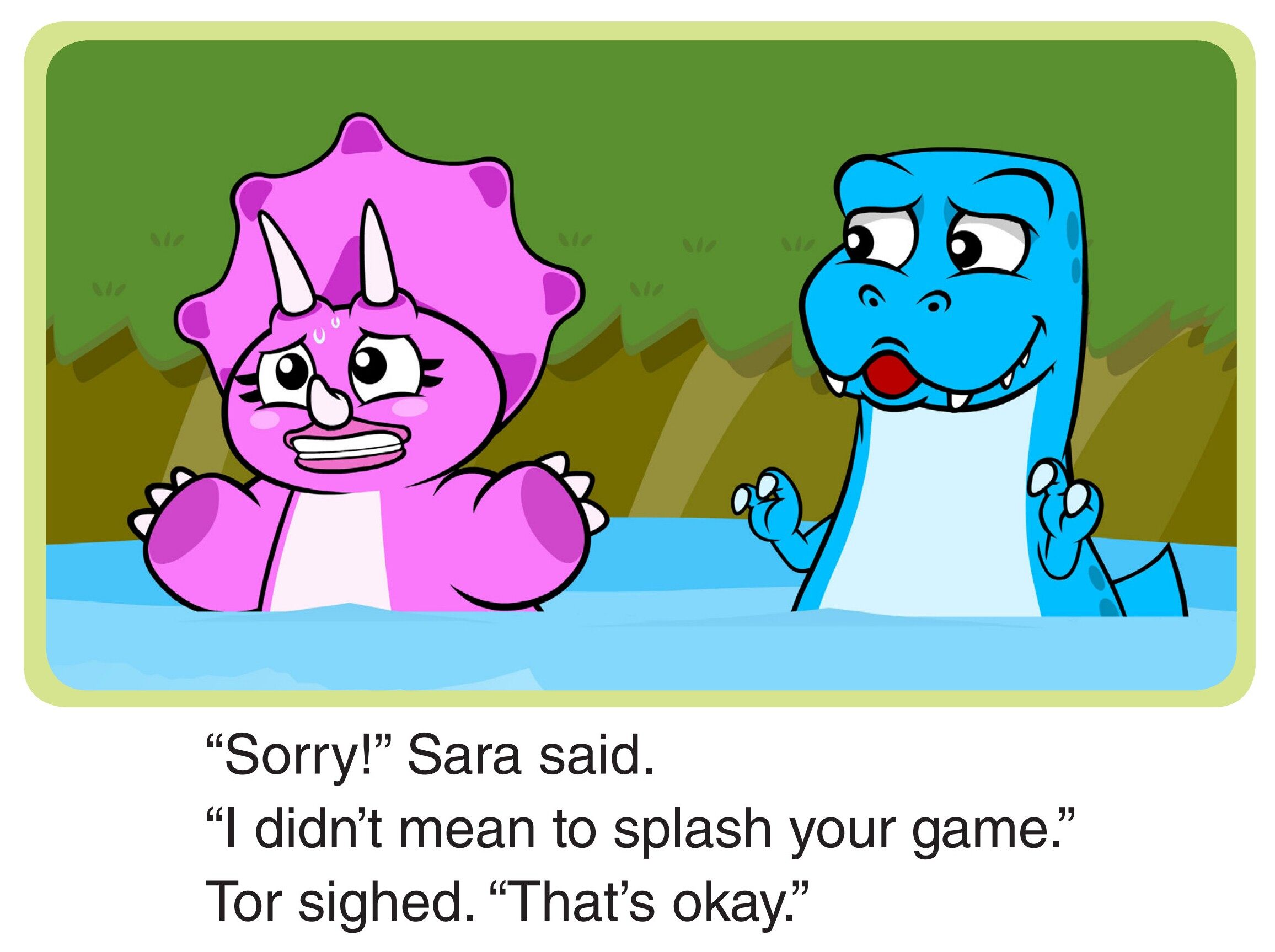 Swimming绘本故事第4页