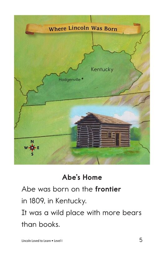 Lincoln Loved to Learn绘本故事第4页