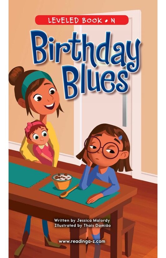 Birthday Blues绘本故事第2页