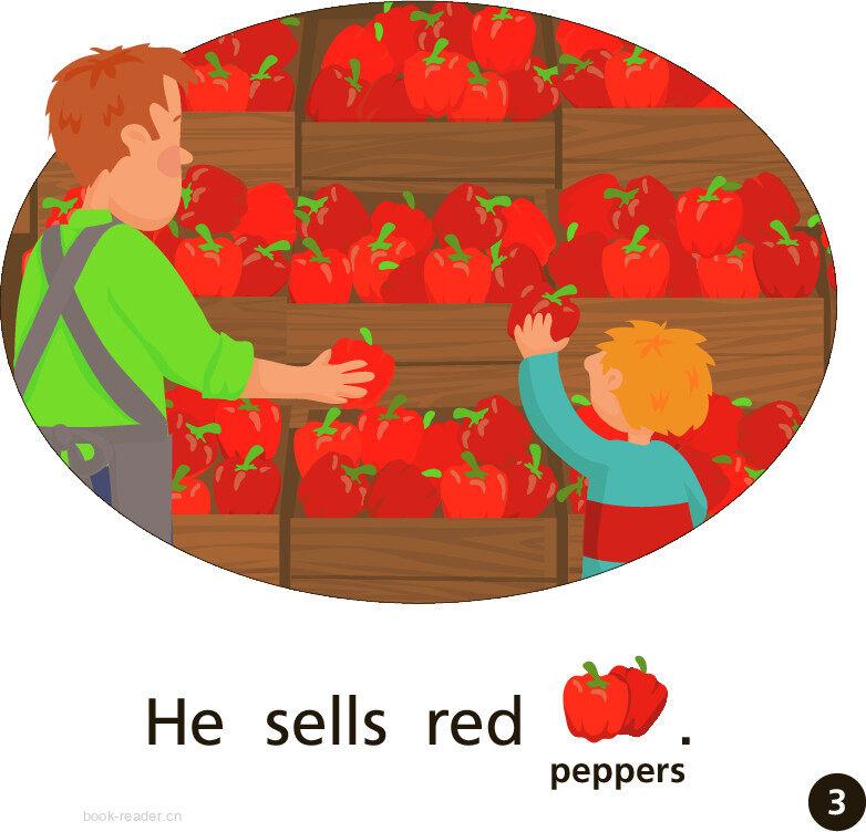 GK Approach U05W3 The Farmer绘本故事第4页