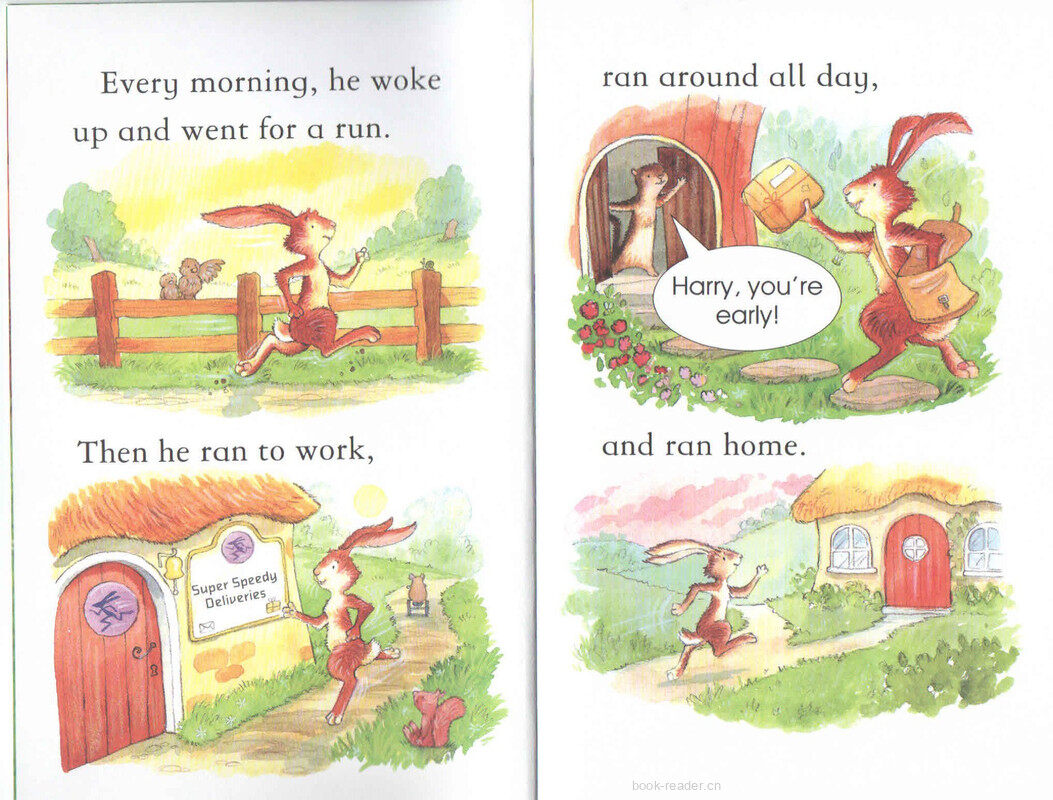 The Hare and The Tortoise绘本故事第4页