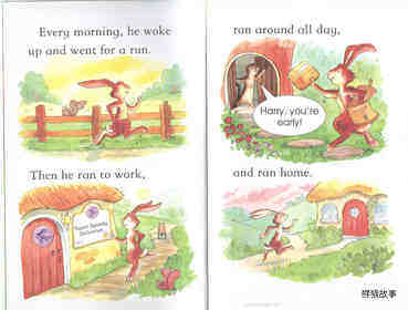 The Hare and The Tortoise绘本故事第4页