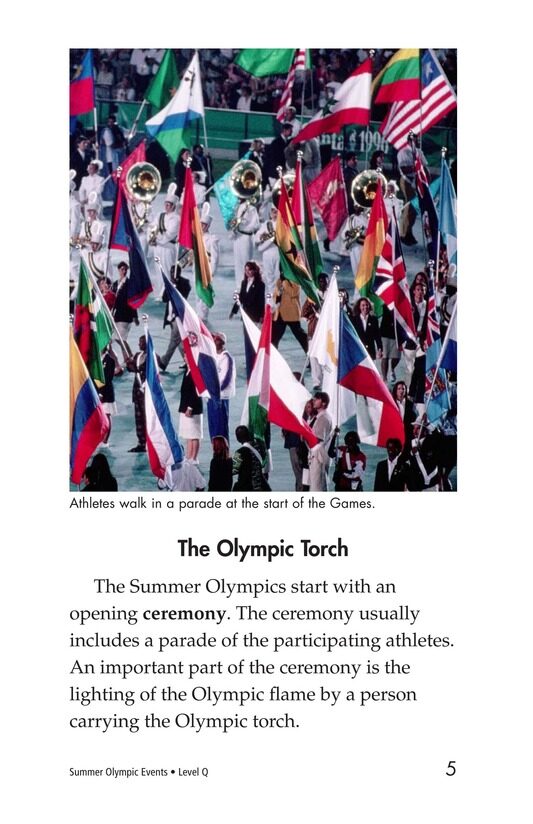 Summer Olympics Events绘本故事第4页