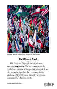 Summer Olympics Events绘本故事第4页