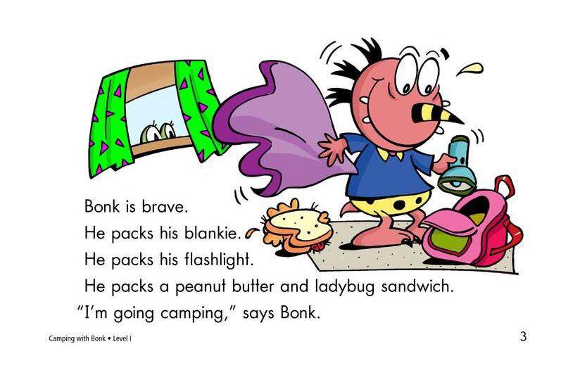 Camping with Bonk绘本故事第3页