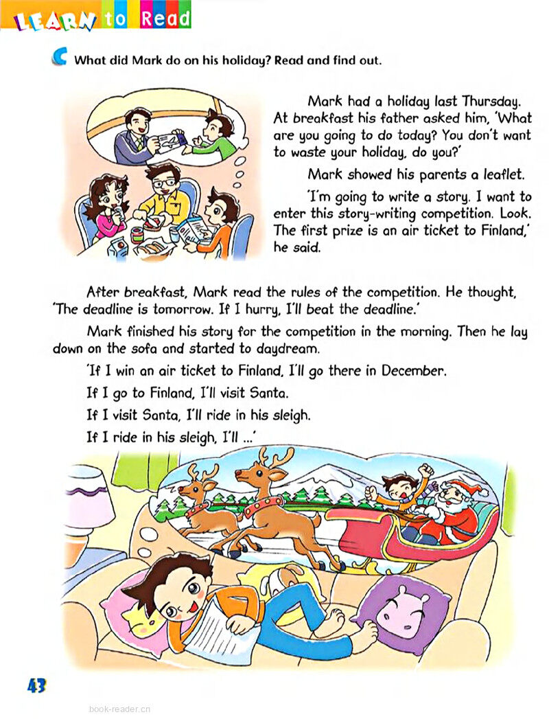 6 A public holiday绘本故事第5页