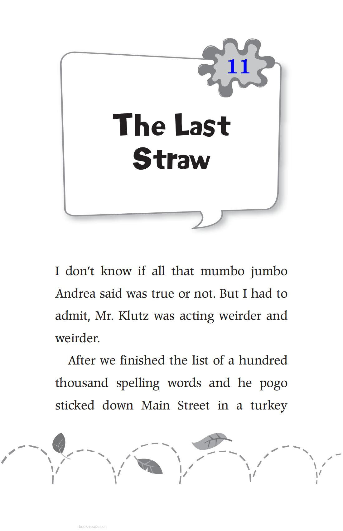 Chapter11 The Last Straw绘本故事第2页