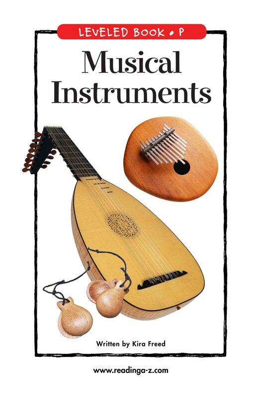 Musical Instruments绘本故事第2页