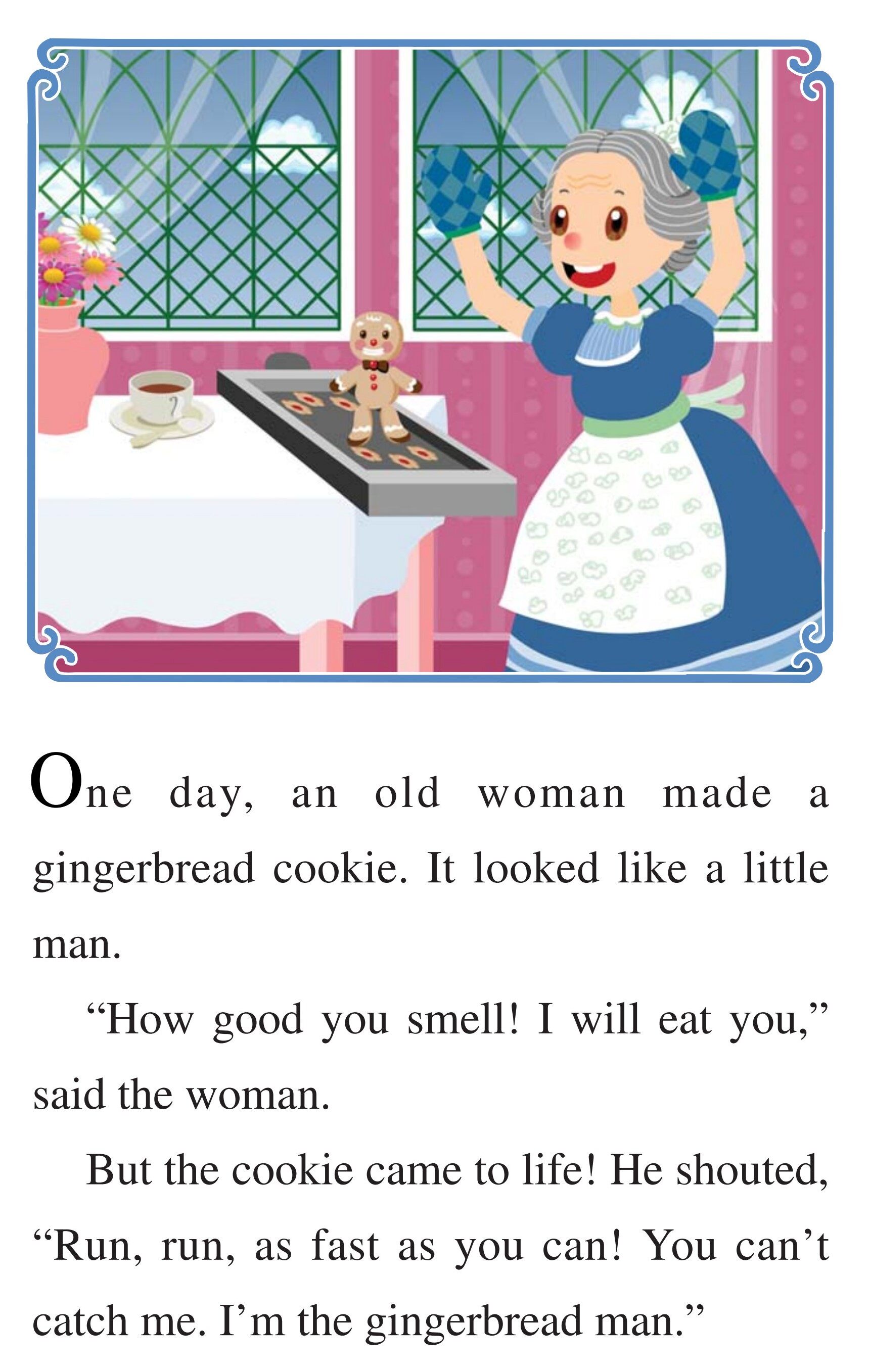 The Gingerbread Man绘本故事第3页